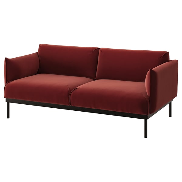 Red Accent Sofa