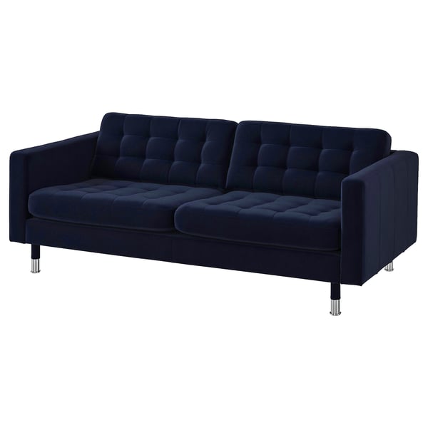 Blue Velvet Sofa